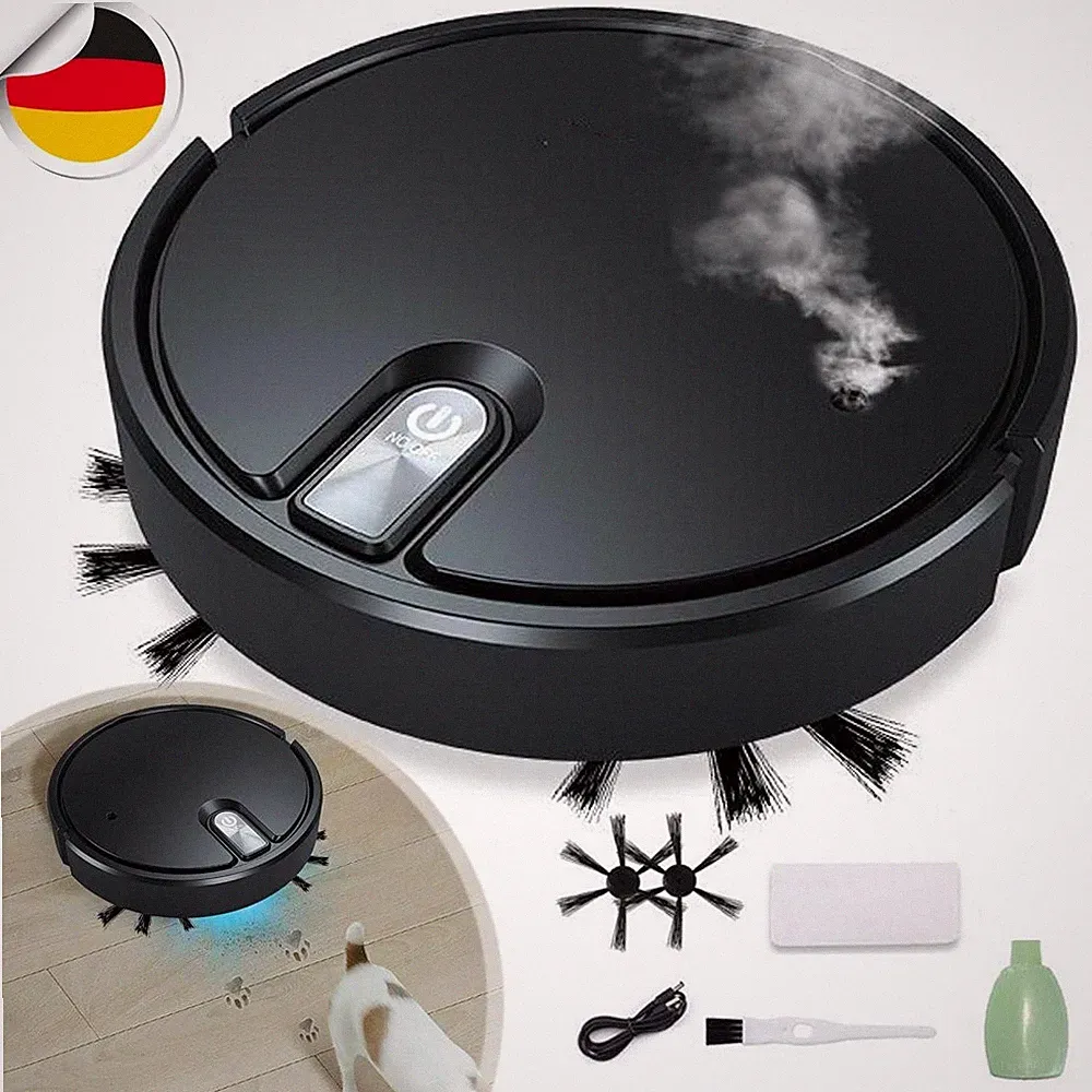 1500Pa 360 Grad Roboter Saugroboter Staubsauger Putzroboter Akku Kehrroboter