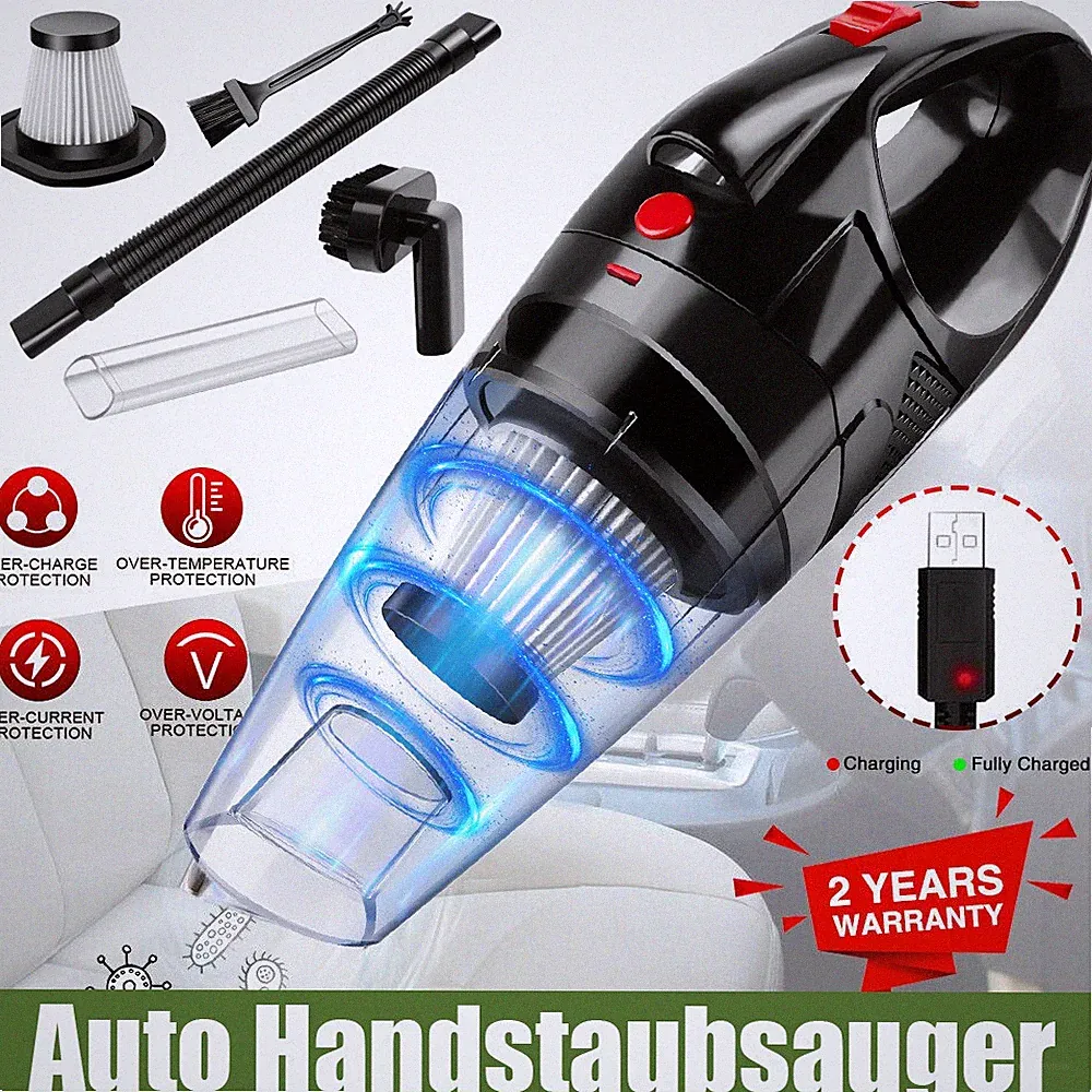 2000W Kabellos Handstaubsauger Staubsauger Nass&Trocken Akku Für Auto Büro Haus