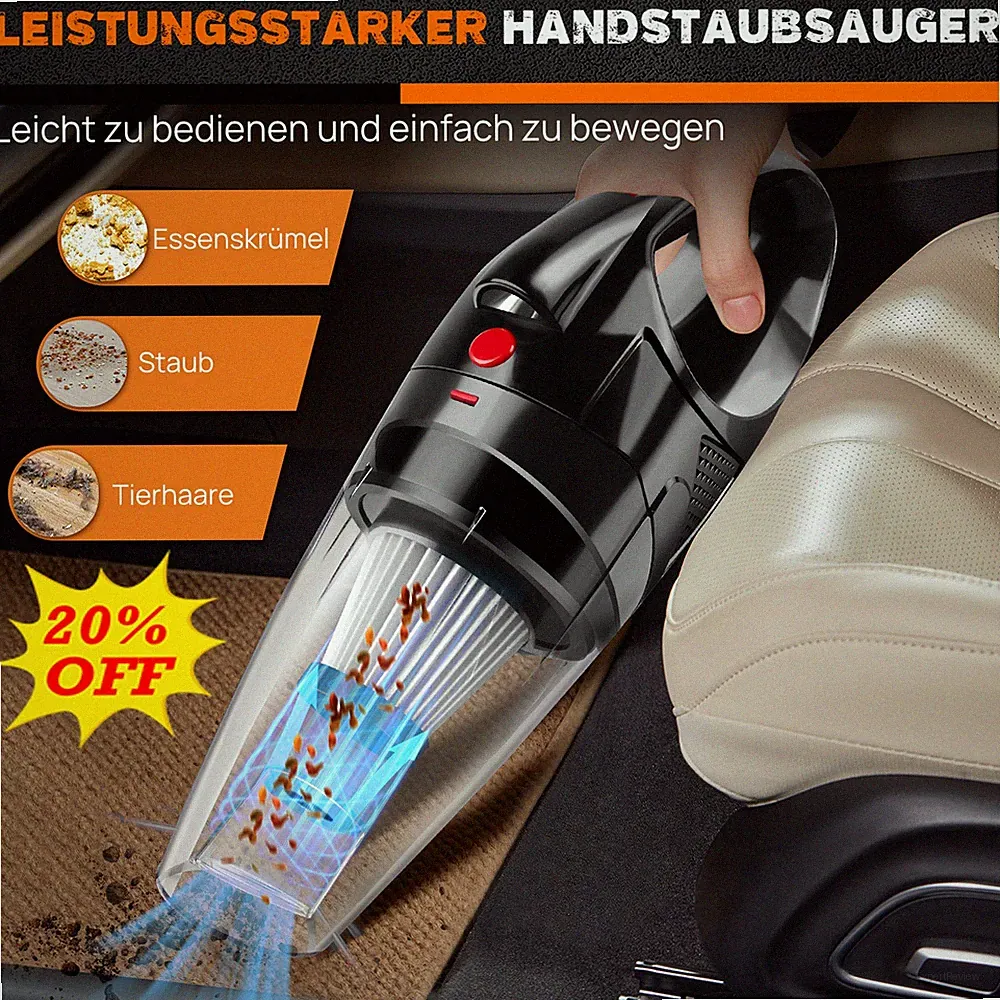 3 in 1 Kabellos Handstaubsauger Staubsauger Nass & Trocken Akku Auto Büro Haus