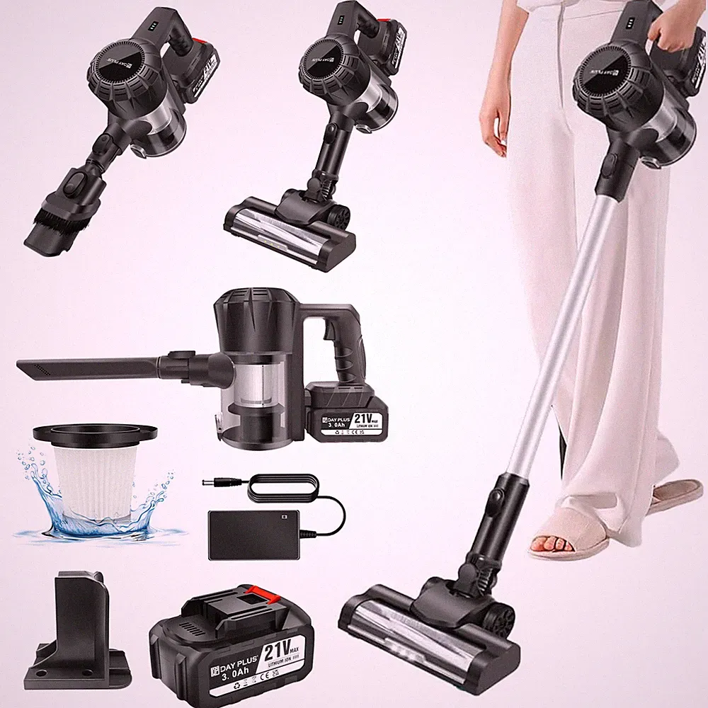 3600W Kabelloser Staubsauger Hoover Upright Leichter Handstaubsauger ohne Beutel