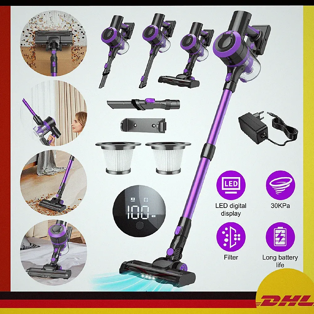 4-in-1 Akku-Staubsauger 30000Pa kabellos