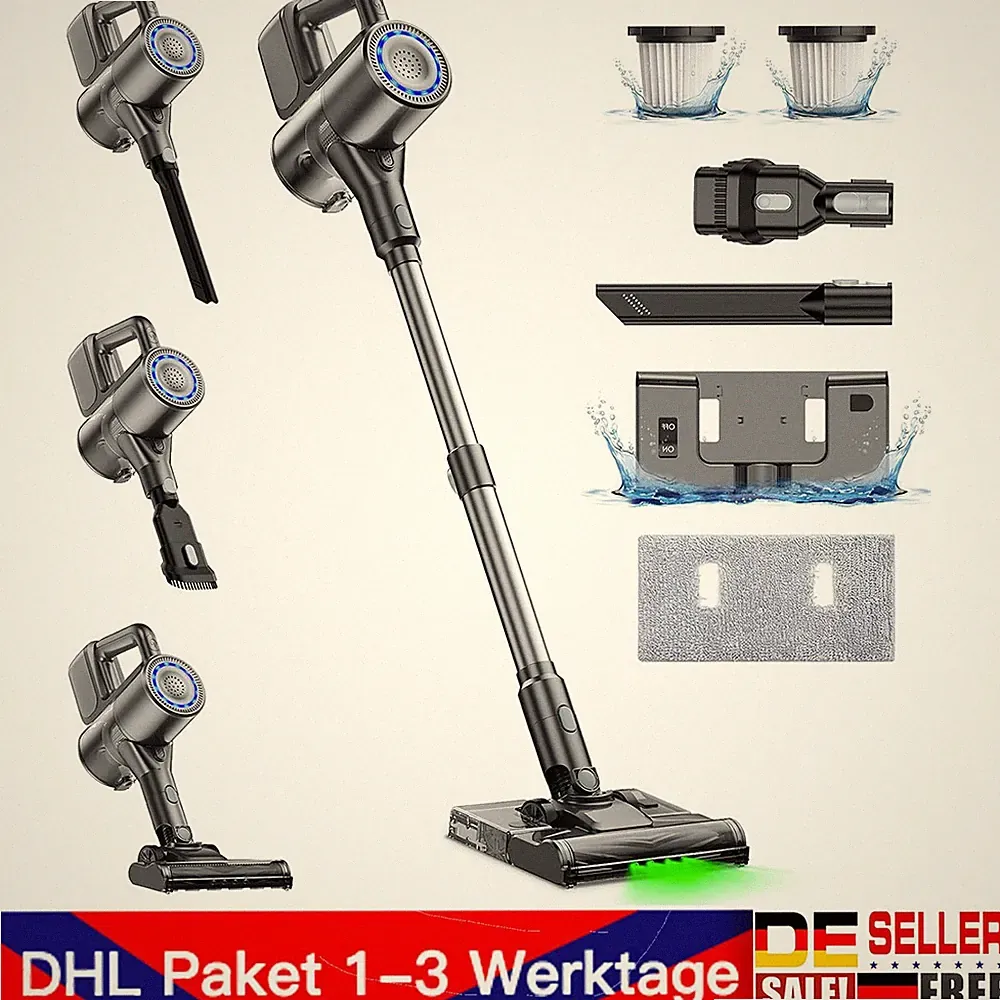 Kabelloser 6-in-1 Akku-Staubsauger 40KPa