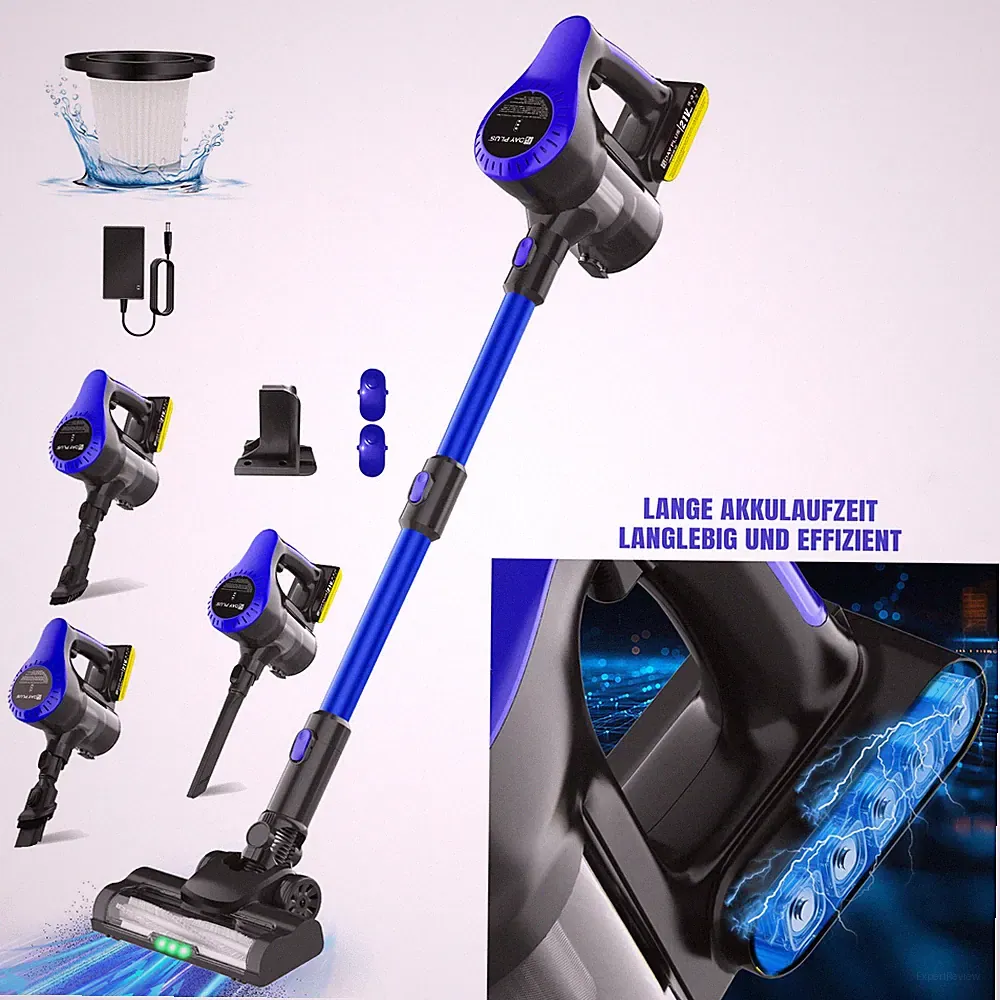 DAYPLUS Kabelloser Handstaubsauger 6-in-1