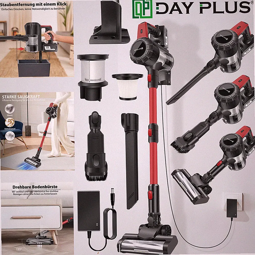 DAYPLUS 6-in-1 Akku-Staubsauger