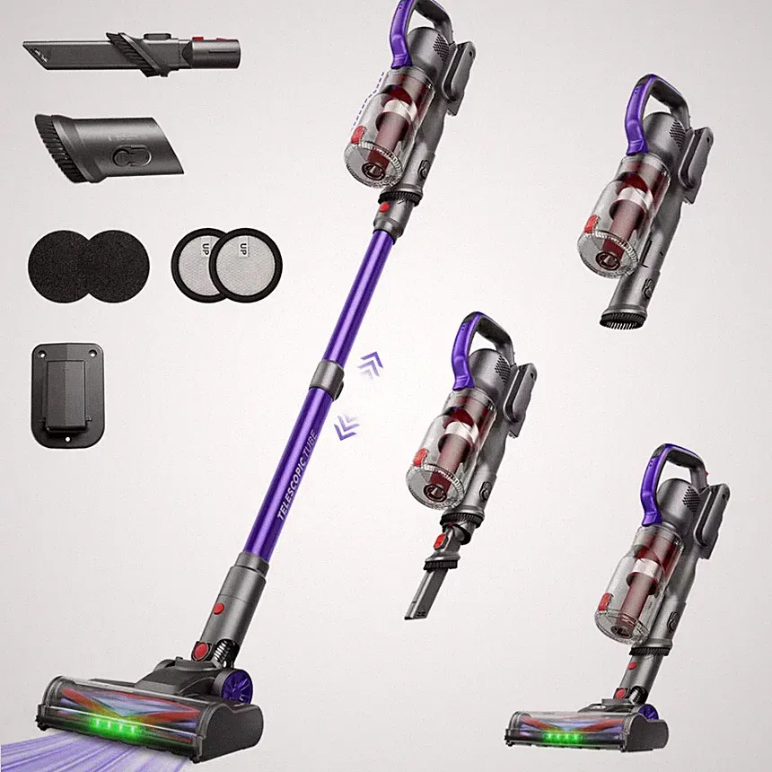 ✅600W Akku Staubsauger Kabellos Beutellos Stielstaubsauger ✅ Dyson Alternative