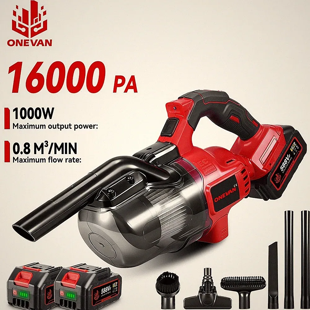 6IN1 Für Makita Akku Staubsauger Handstaubsauger kabellos Sauger Auto w/ Zubehör