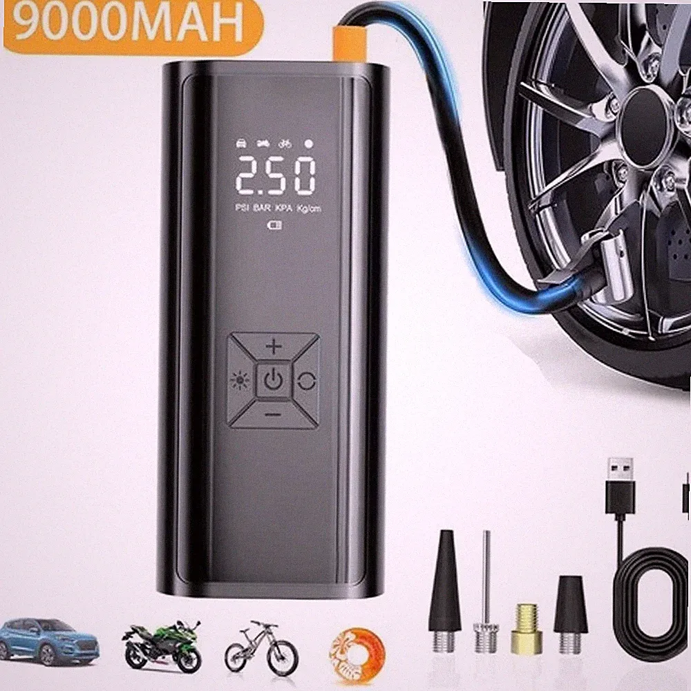 9000mAh Elektrische Luftpumpe Akku