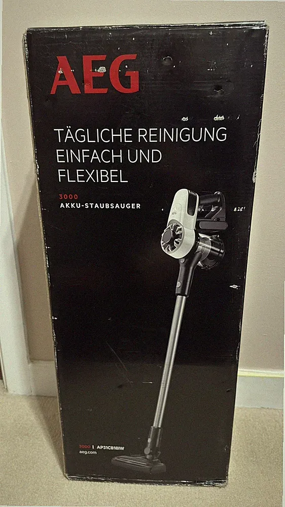AEG 3000 AP31CB18IW Akku-Stielstaubsauger 18V 0,5L 30 Min Laufzeit