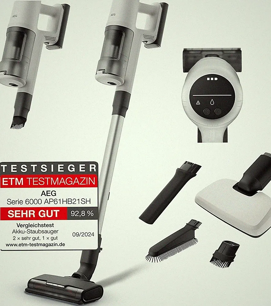 AEG Serie 6000 Kabelloser Staubsauger, 50 Min. Laufzeit