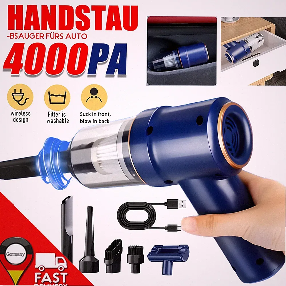 Akku Handstaubsauger 4000Pa