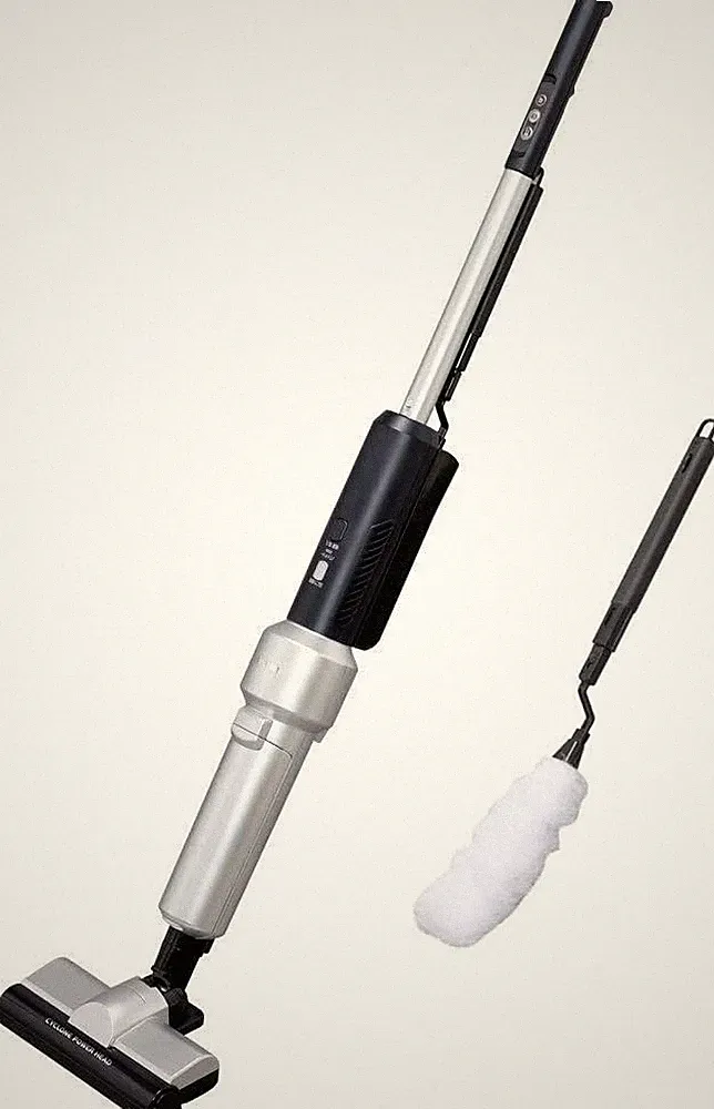 Akku Staubsauger 2in1 170W Handstaubsauger Sensor mit Ständer Silber