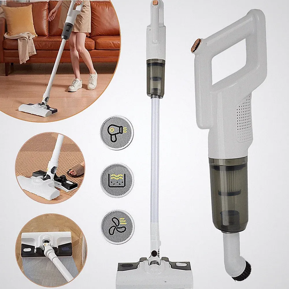 Akku-Staubsauger,Staubsauger Kabellos Vacuum Cleaner für Tierhaare/Teppiche/Auto