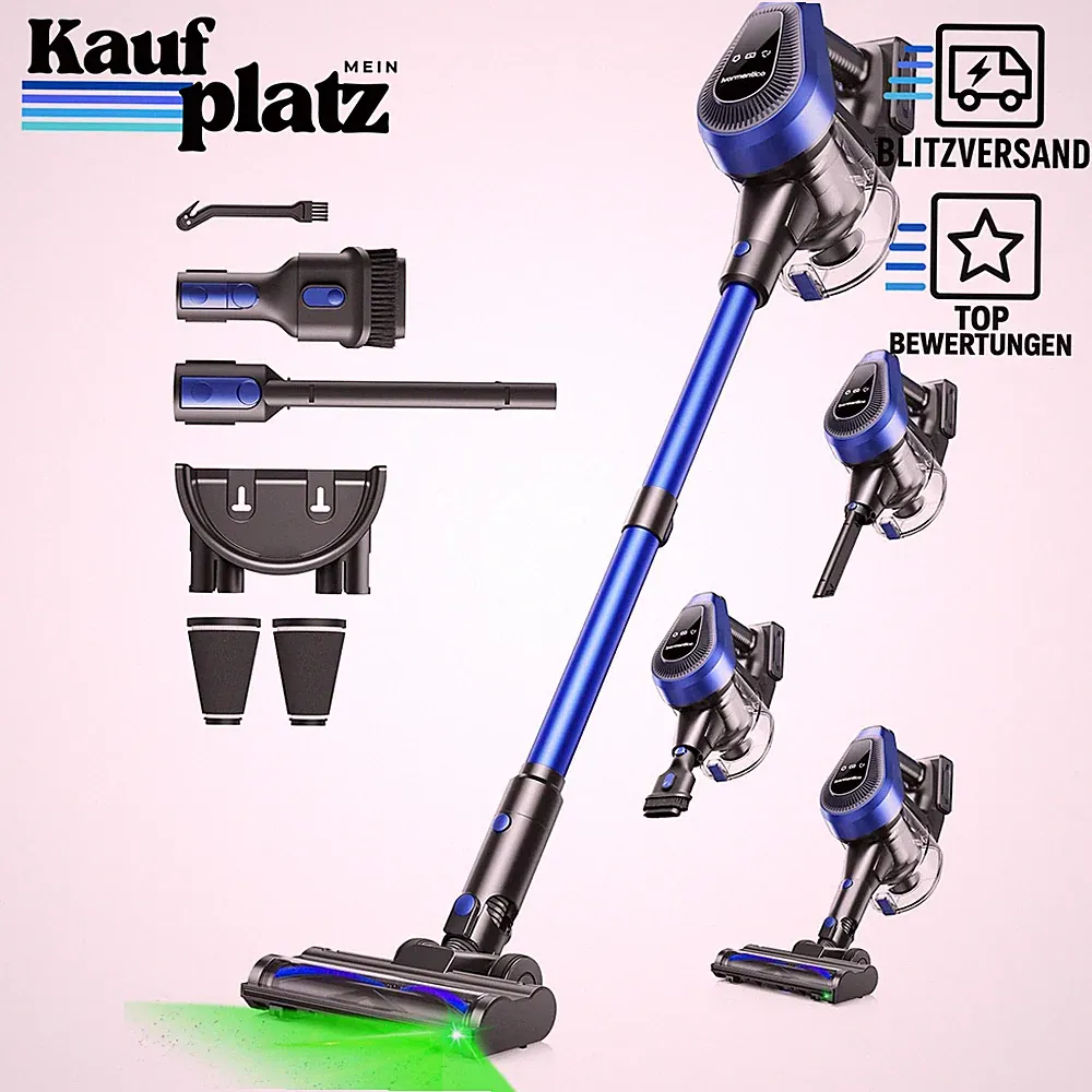 Akkustaubsauger Kabellos 550W 50KPA 50 Minuten Laufzeit für Zuhause Reinigung