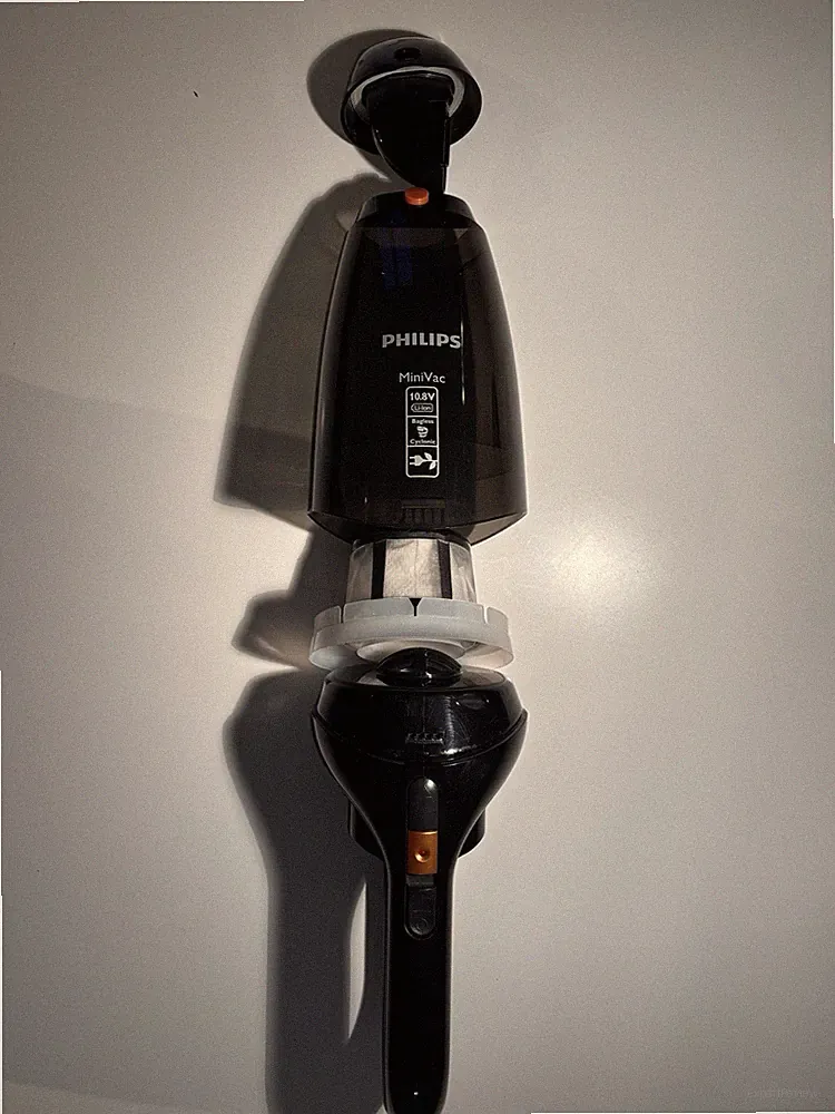 Auto-Handstaubsauger, Philips, Schwarz/Orange