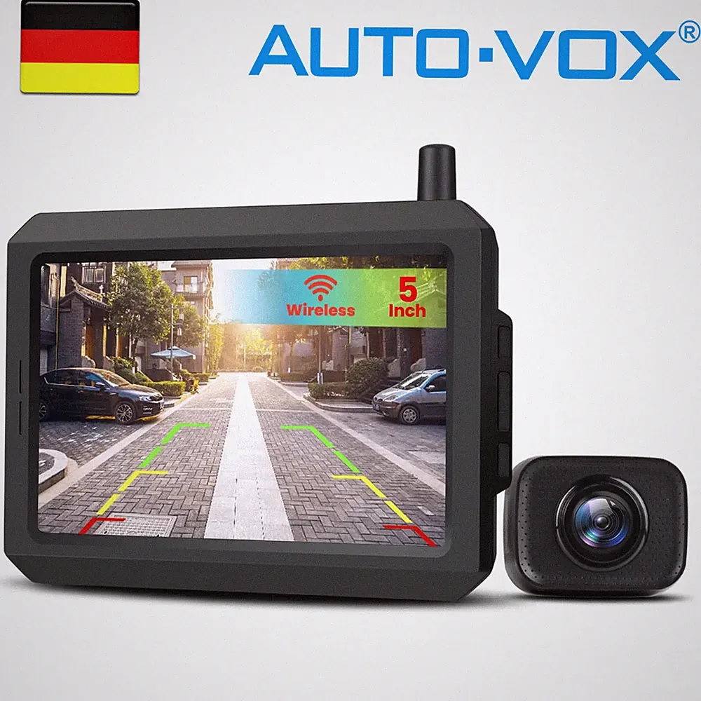 AUTO-VOX W7 Kabellos Rückfahrkamera Set