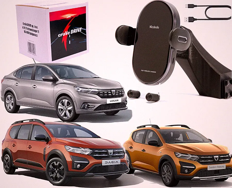 CraVeDRIVE Handyhalter Dacia Kabellos