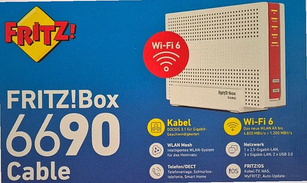AVM FRITZ!Box 6690 Cable WLAN 6 Router