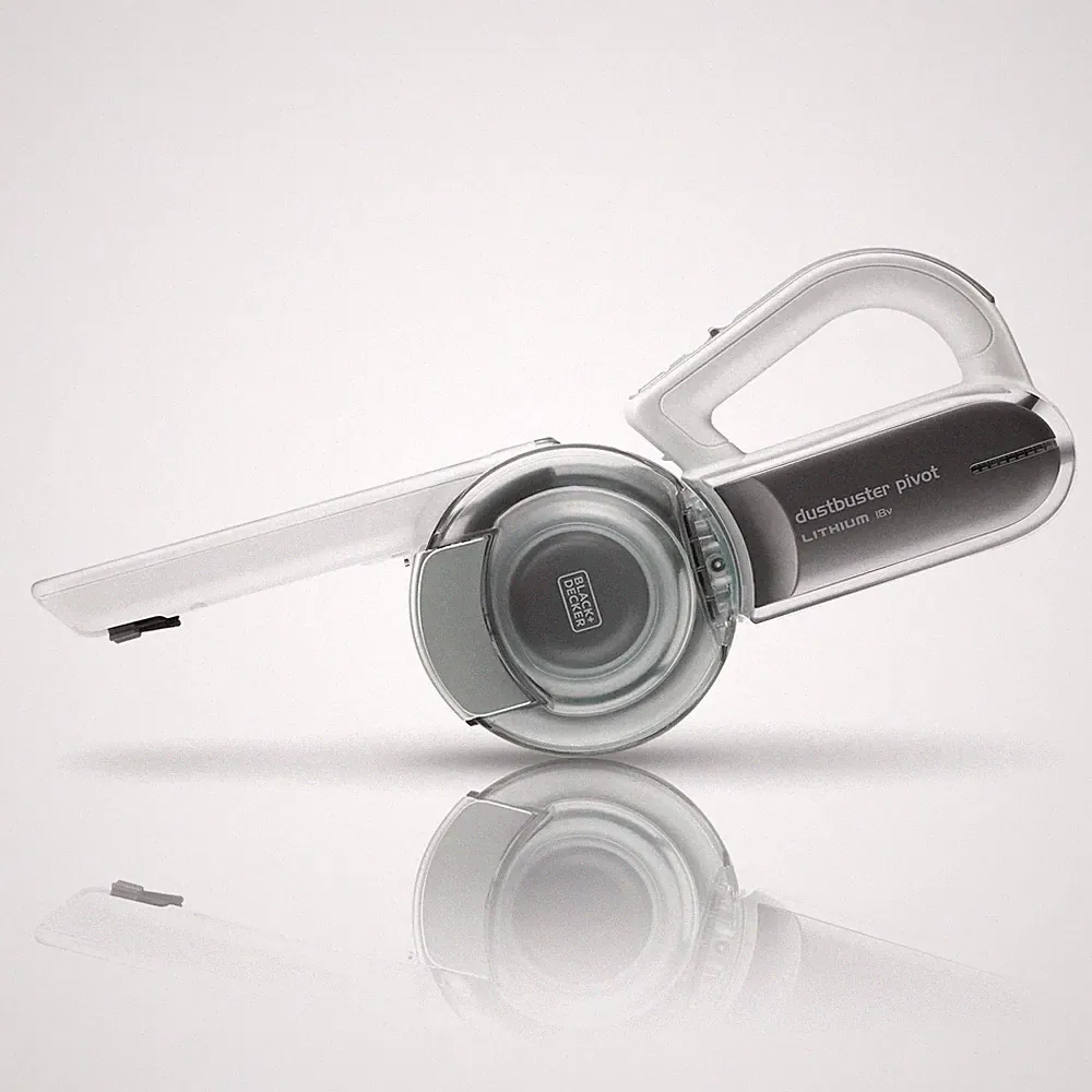 BLACK+DECKER Akku-Handstaubsauger kabellos 18V schwenkbarer Kopf 8 Positionen