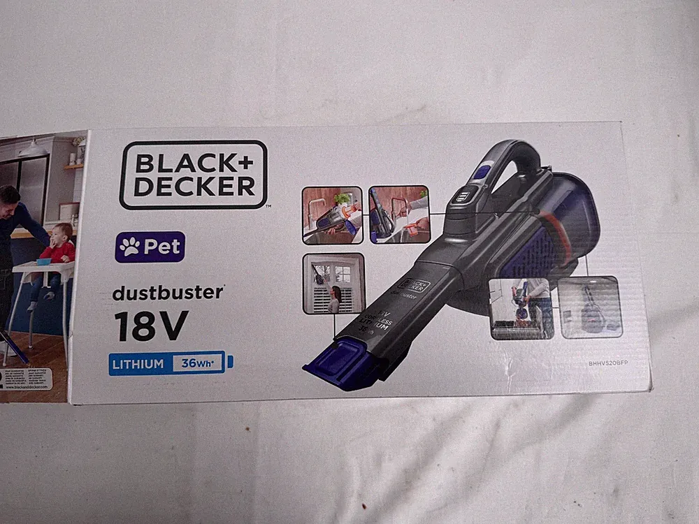 BLACK+DECKER BHHV520BFP Dustbuster Pet Akku-Handstaubsauger – 18 V