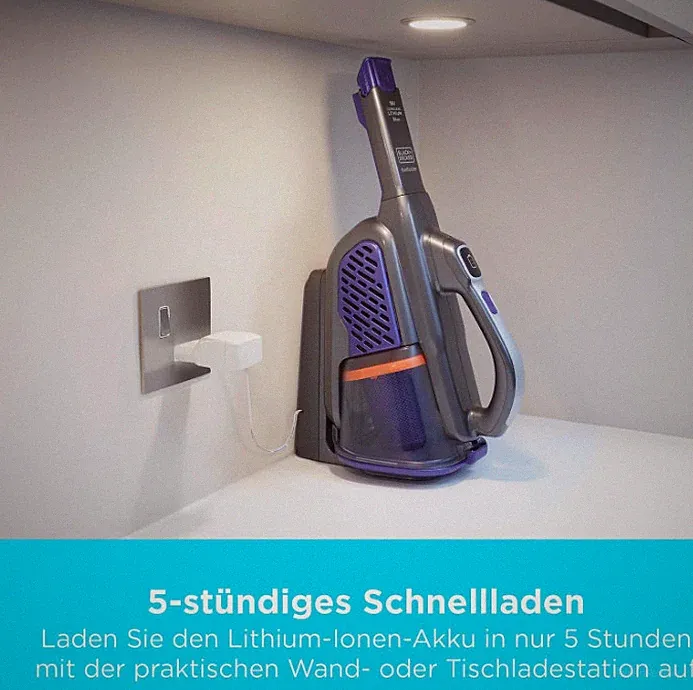 BLACK+DECKER Dustbuster Gen 11 Pet Staubsauger kabellos 18V Tierhaare 700ml Akku