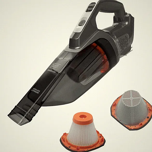 Black&Decker Handstaubsauger Dustbuster 18V + Fugendüse + Filter BCHV001B-XJ