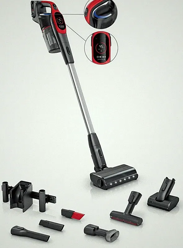 Bosch BBS931PET Akku-Staubsauger Rot