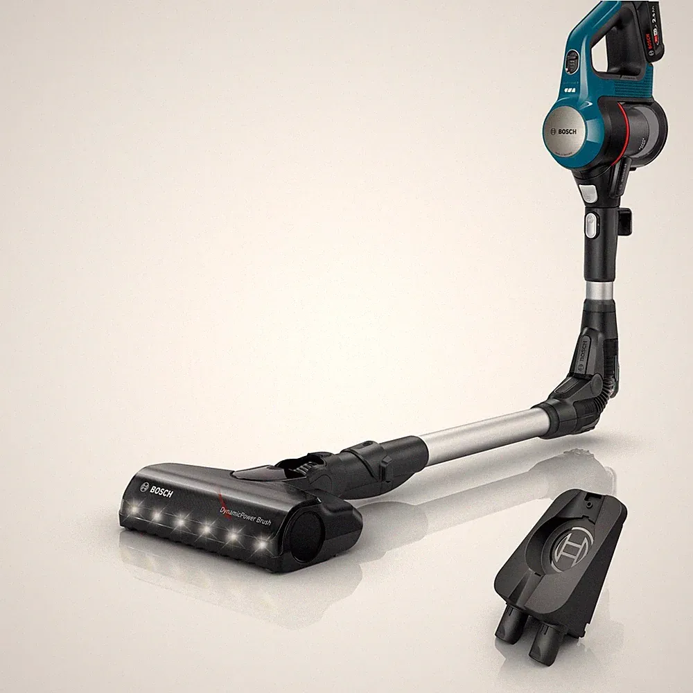 Bosch BGBS2LB2 Akku Staubsauger mit Beutel, Schwarz, kraftvoll & praktisch