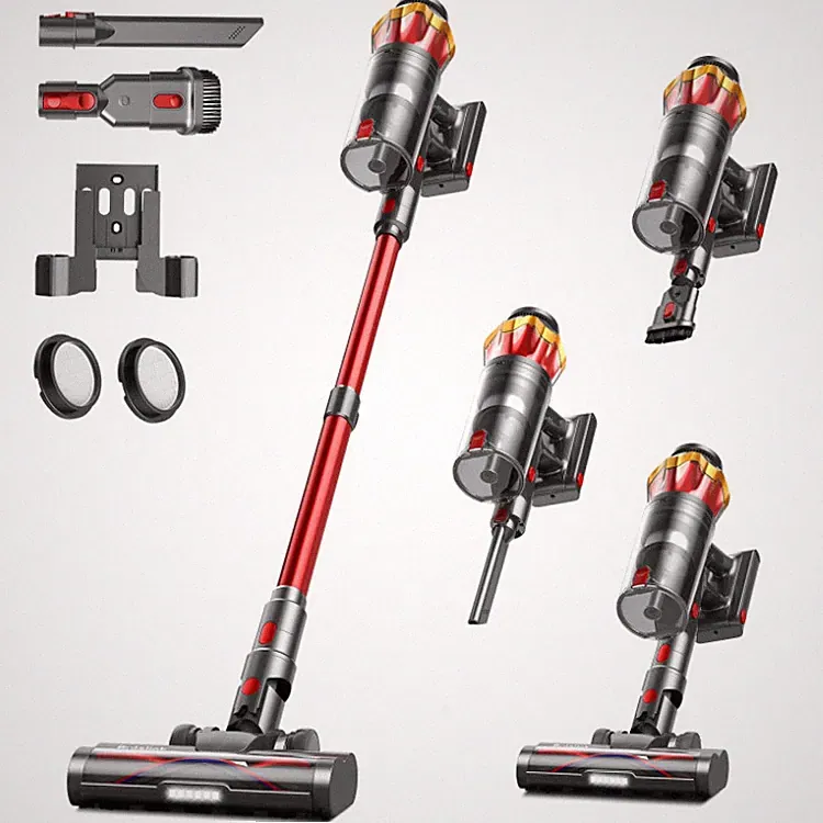 Bulelink Akku Staubsauger G10-4 Kabellos 65 Min Laufzeit für Teppiche Tierhaare