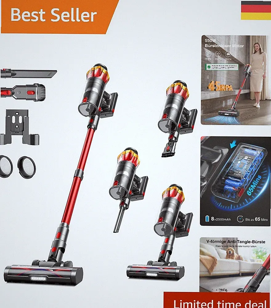 Bulelink Kabelloser Stick-Staubsauger
