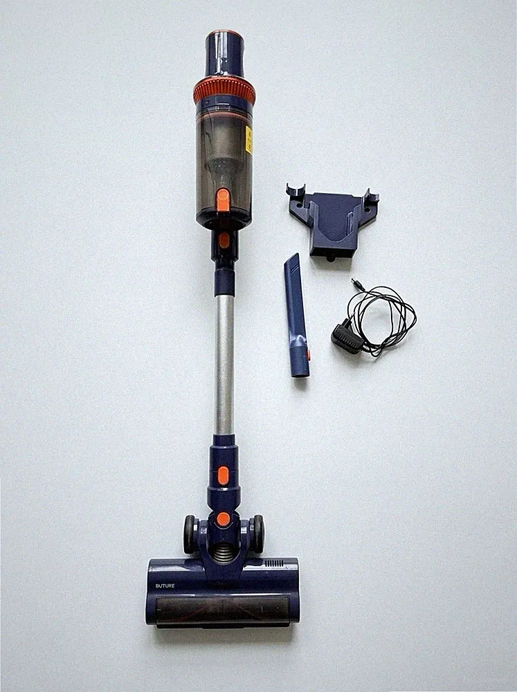 BuTure VC40 Akku Staubsauger Beutellos Handstaubsauger 25,9V Wandhalterung Blau