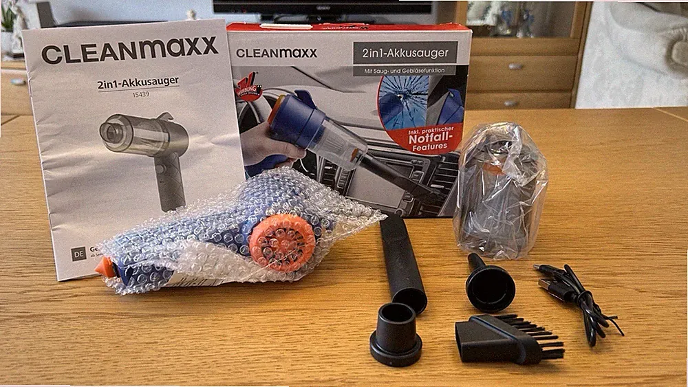 CLEANmaxx 2 in 1 Akku Handsauger