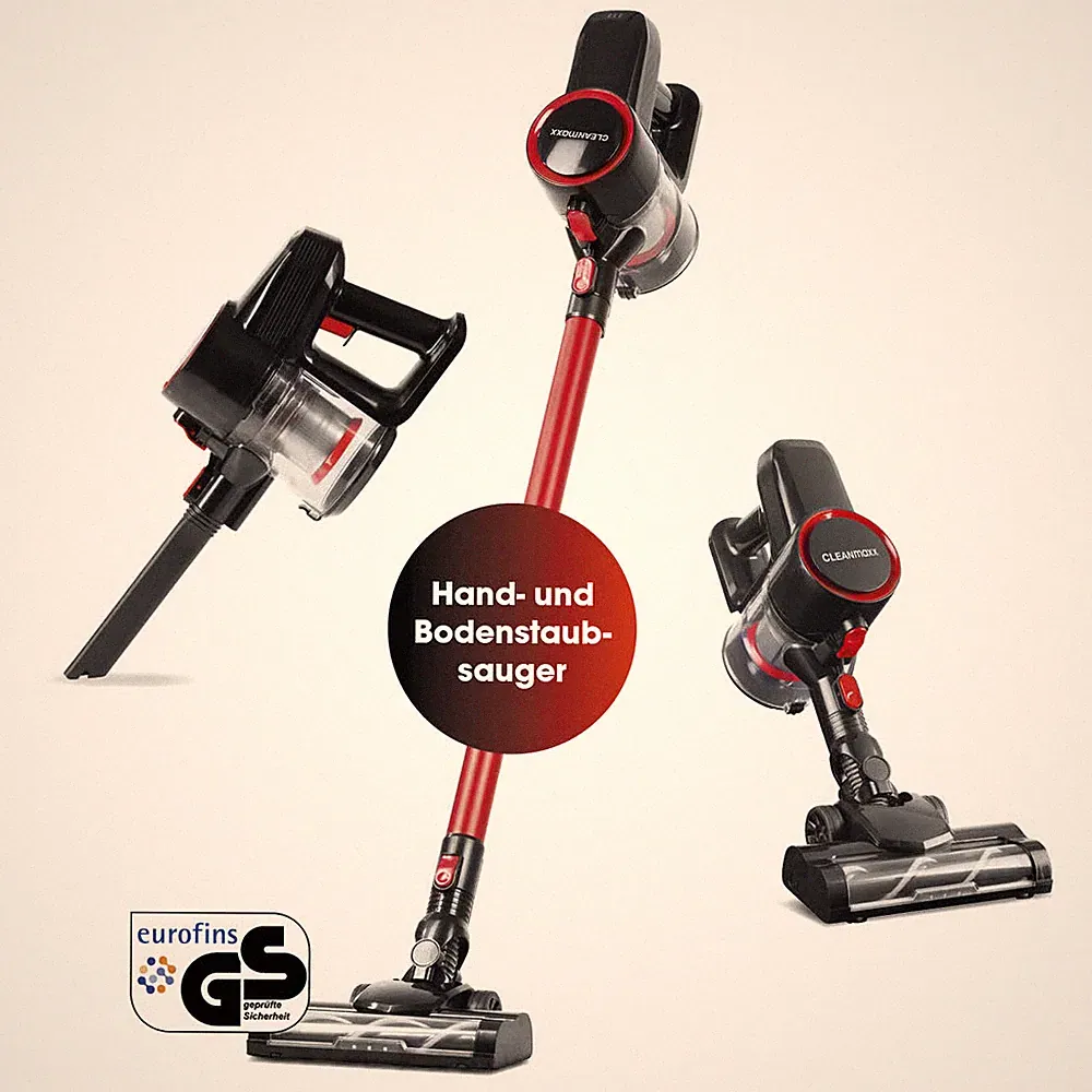 CLEANmaxx Akku-Zyklon-Staubsauger 22,2V