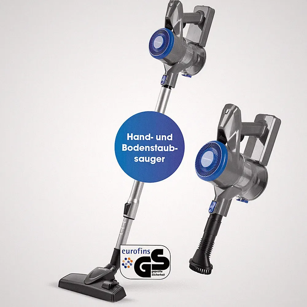 CLEANmaxx Akku-Hand- & Bodenstaubsauger 22,2V