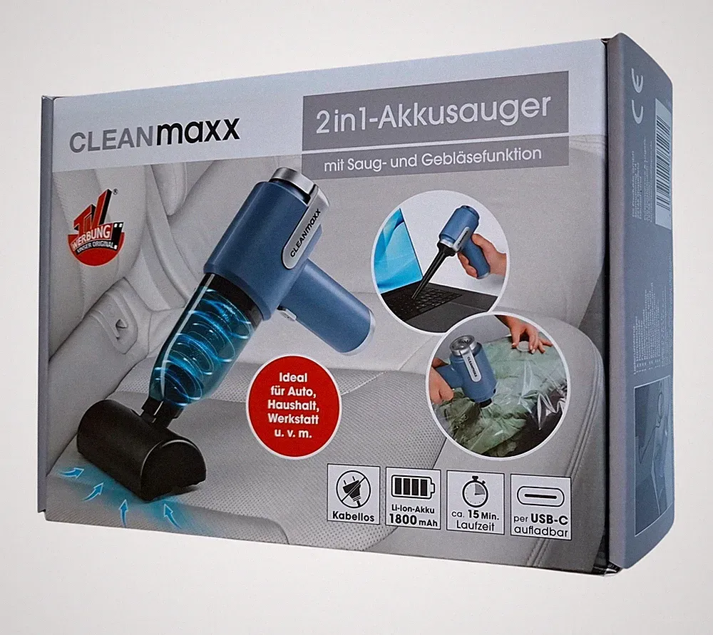 CLEANmaxx Akku-Handstaubsauger