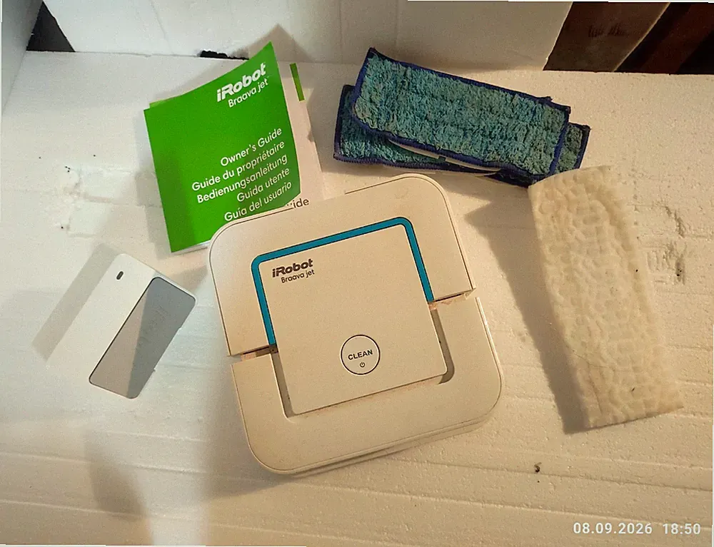 DEFEKT iRobot Braava jet Wischroboter kabellos Smart Home mit Mikrofasertuch