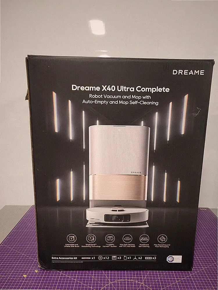 Dreame X40 Ultra Complete Saug Wischroboter All-in-One Station Weiß_18,9_5