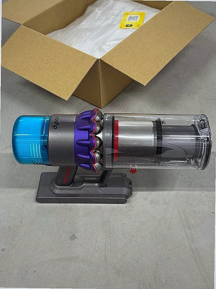 Dyson Gen5 kabelloser Stabstaubsauger, beutellos, 1 L, Grau/Blau/Lila