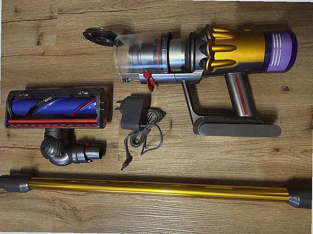 Dyson V12 Detect Slim Absolute, Funktioniert Super,Ohne Schmutzpartikel Anzeige