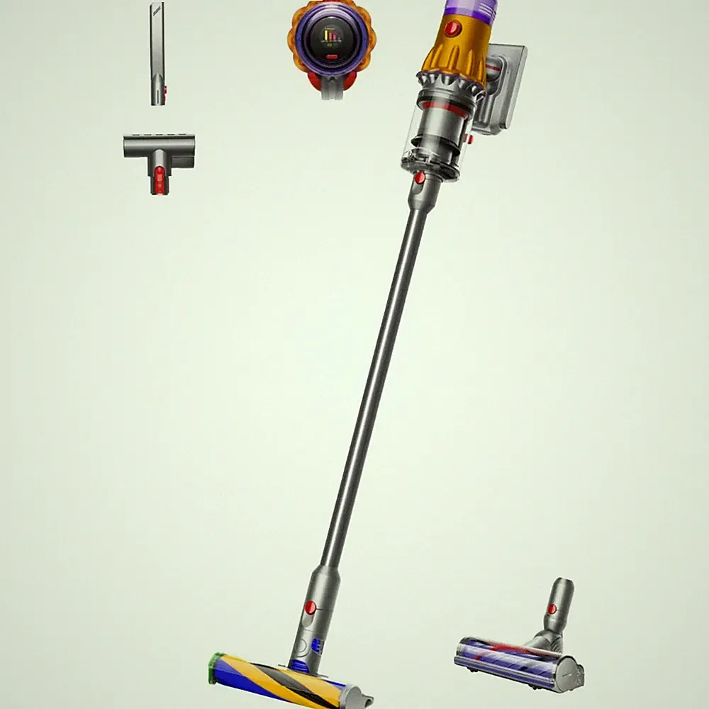 Dyson V12 DetectTM Slim Absolute Stielsauger Gelb/Nickel Akkusauger NEU OVP