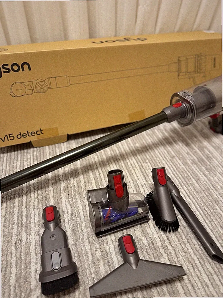 ✅ Dyson V15 Detect Fluffy Kabelloser Staubsauger - Blau/Nickel NEU & OVP ✅