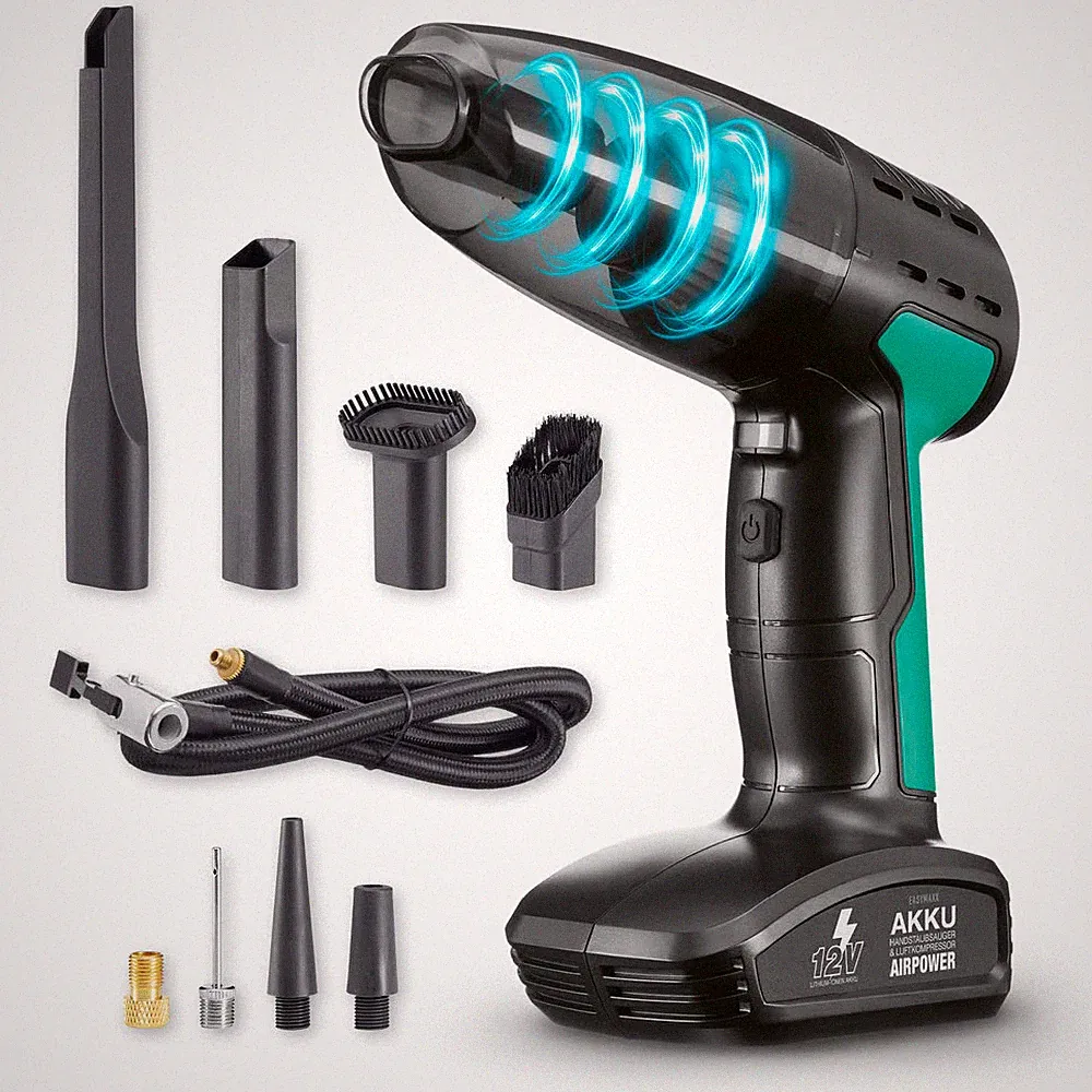EASYmaxx Akku-Handstaubsauger mit Kompressor