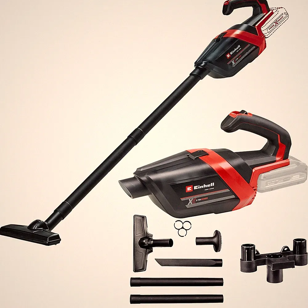 Einhell 2in1 Akku Handstaubsauger / Stielstaubsauger TE-HV 18/06 Li - Solo PXC