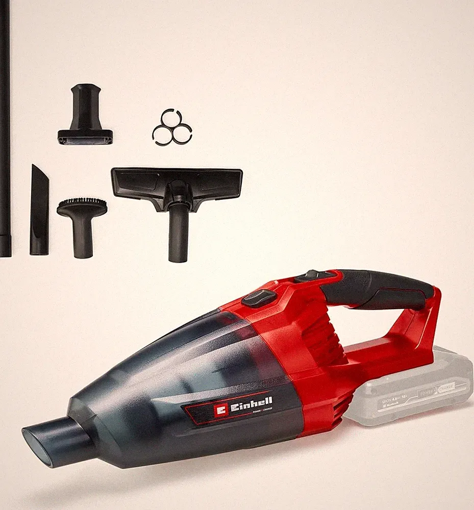 Einhell Akku-Handstaubsauger 18V PXC, für Floor Altes Modell, rot