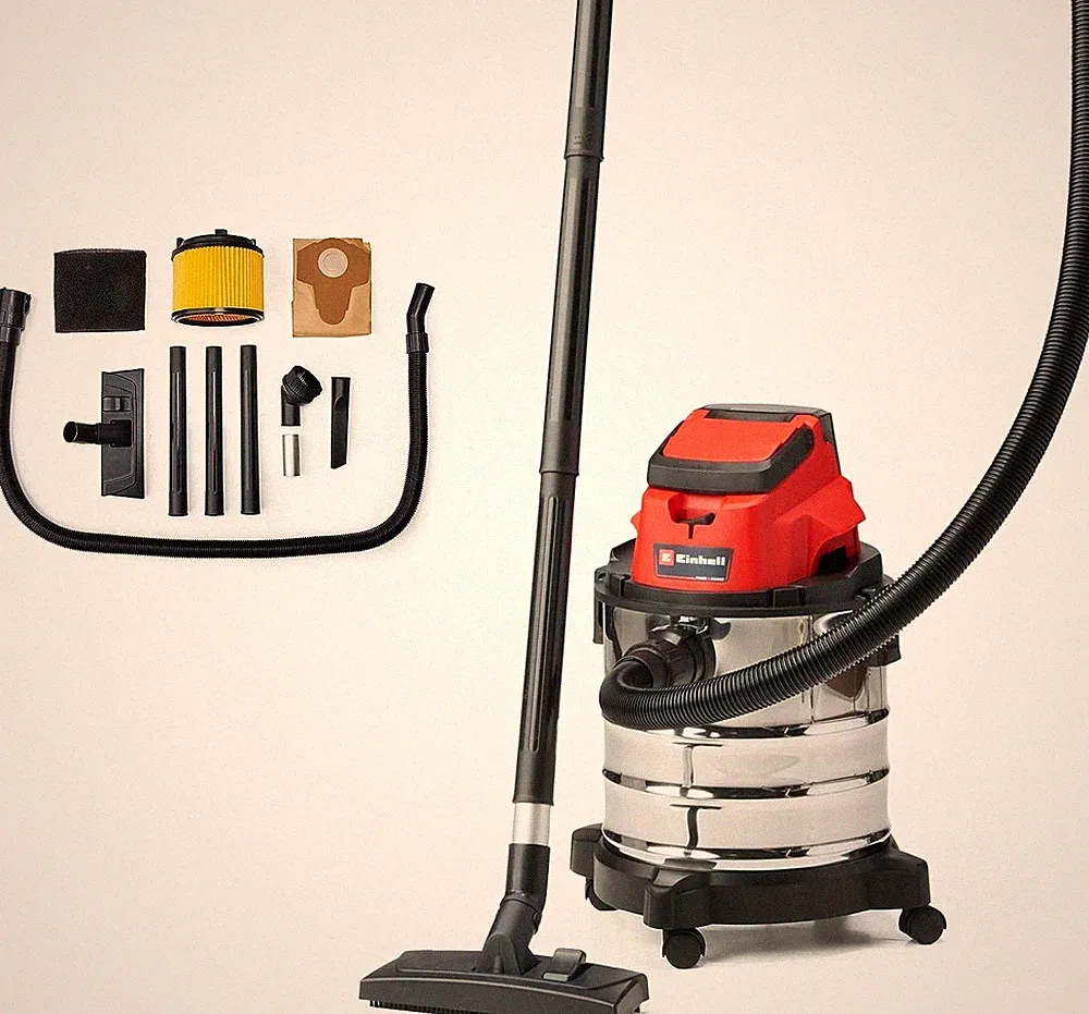 Einhell Akku-Nass-Trockensauger (TC-VC 18/20) Li S-Solo Power X-Change 18 V 20 L