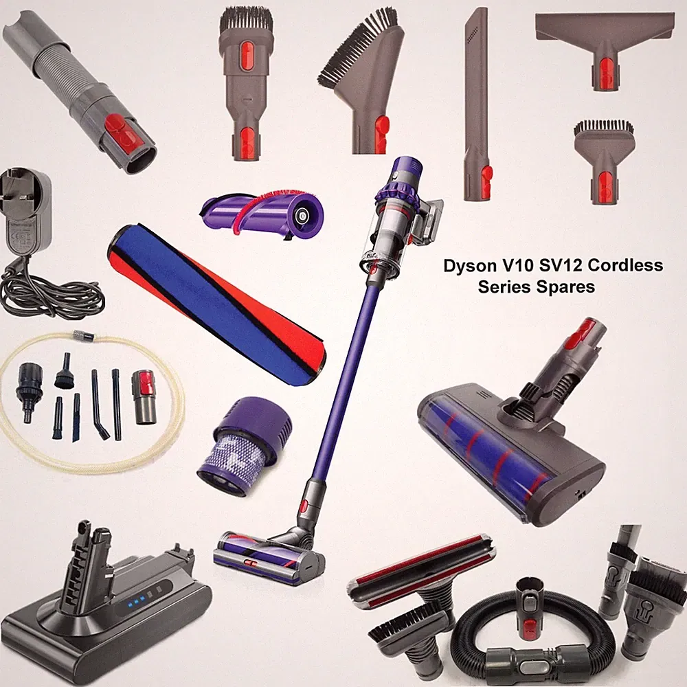 Ersatzteile für Dyson V10 SV12 Staubsauger Hose Turbine Bürste Ladegerät Filter