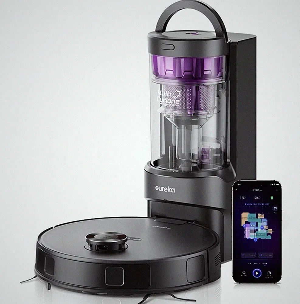 Eureka E20 Plus Staubsaugerroboter mit Absaugstation