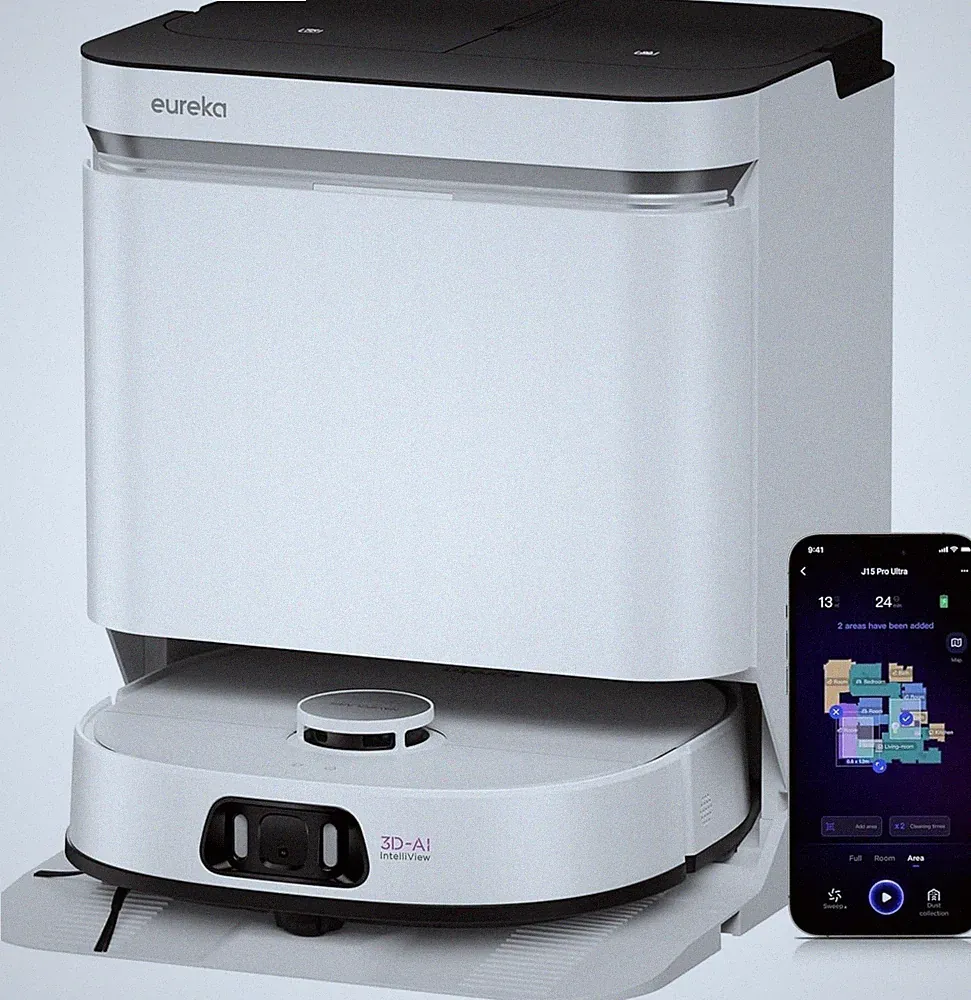 Eureka J15 PRO ULTRA Staubsaugerroboter, weiß