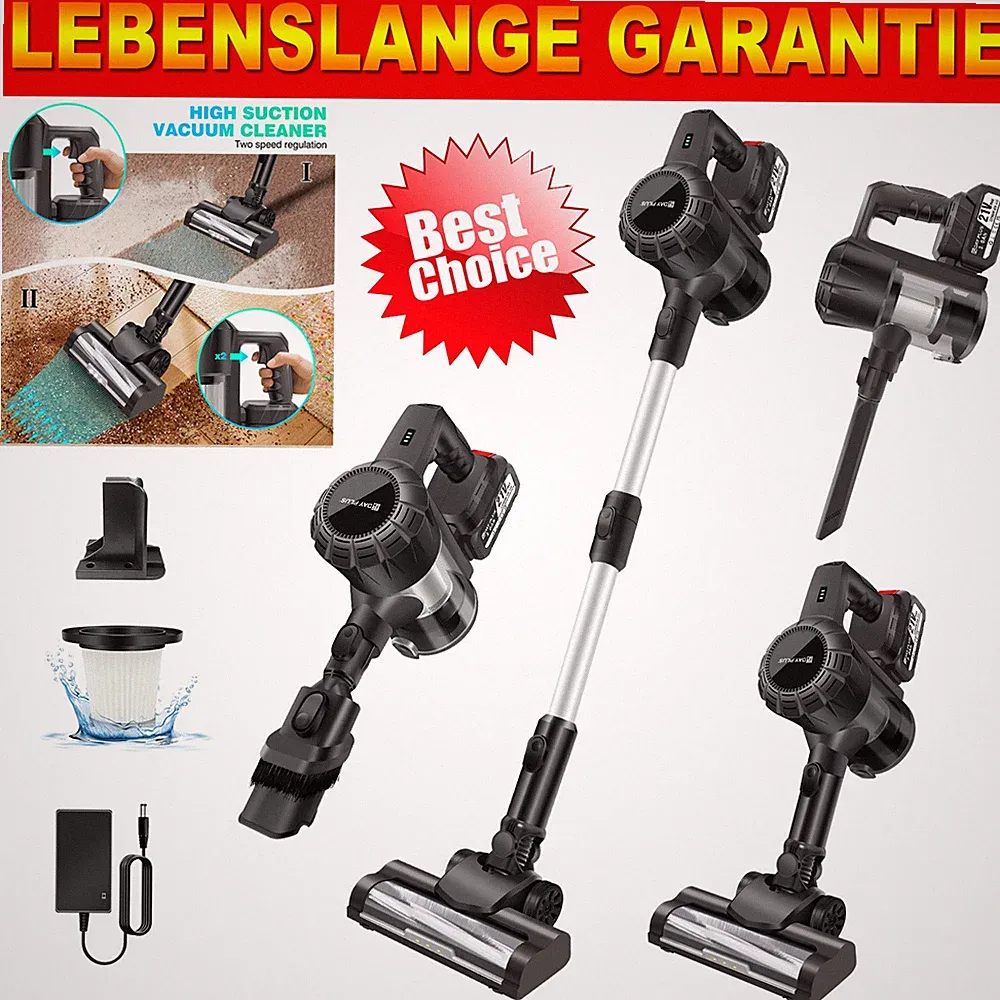 Feytory Akku Staubsauger 6-in-1 Wischfunktion