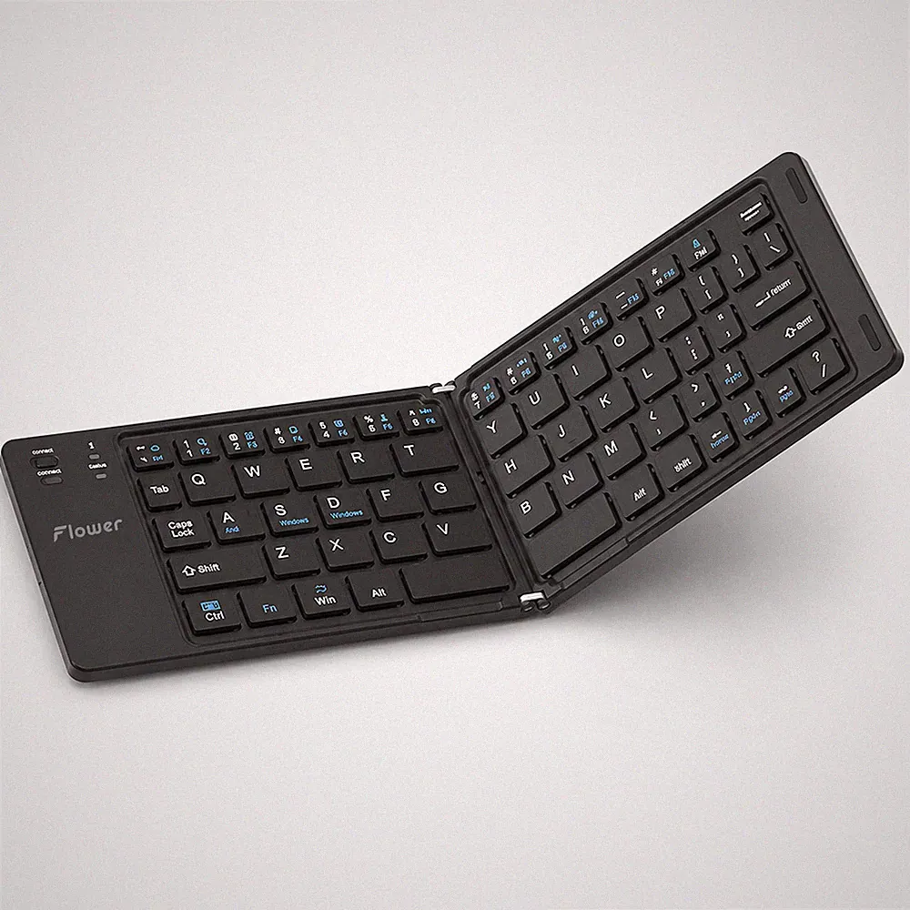 Flower Faltbare Bluetooth Tastatur Kabellos Mini Keyboard Tablet Handy Laptop