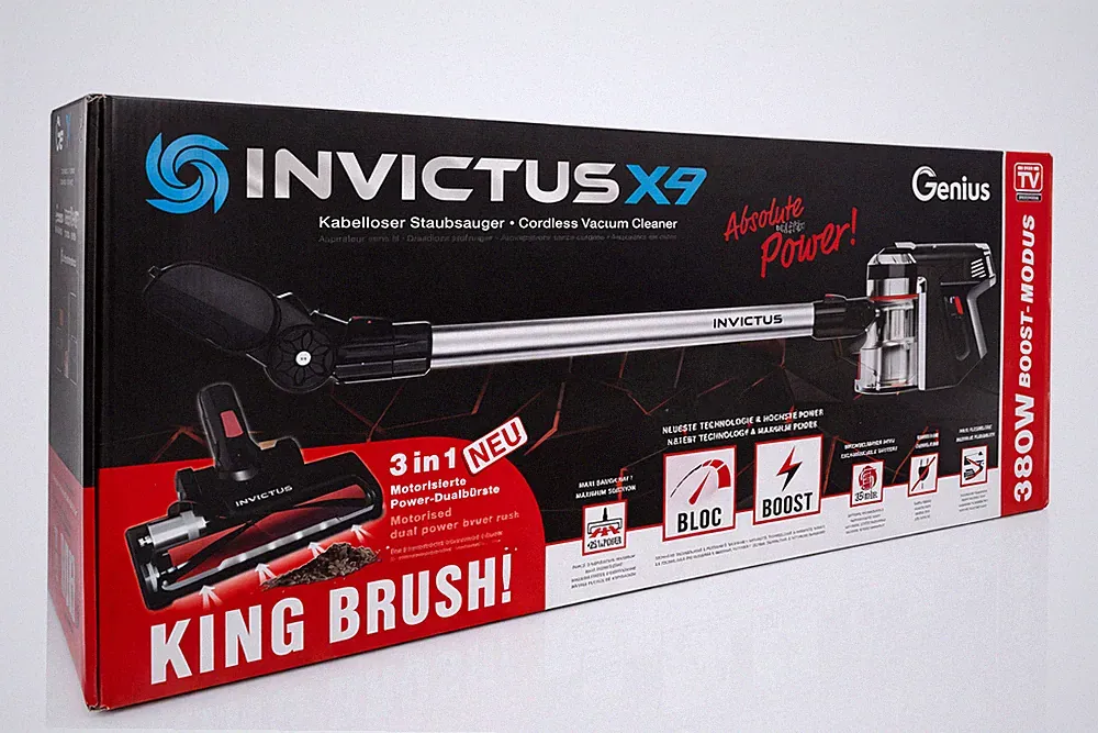 Genius Invictus X9 Akku Staubsauger 2in1
